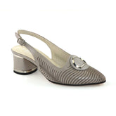 Pantofi Casual Dama Din Piele Naturala Gri Neby 2413